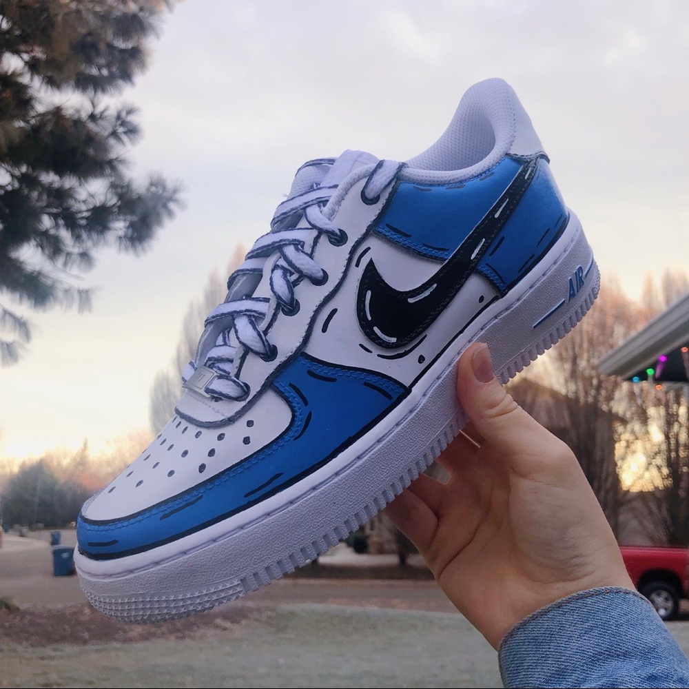Custom Cartoon Nike Air Force 1
